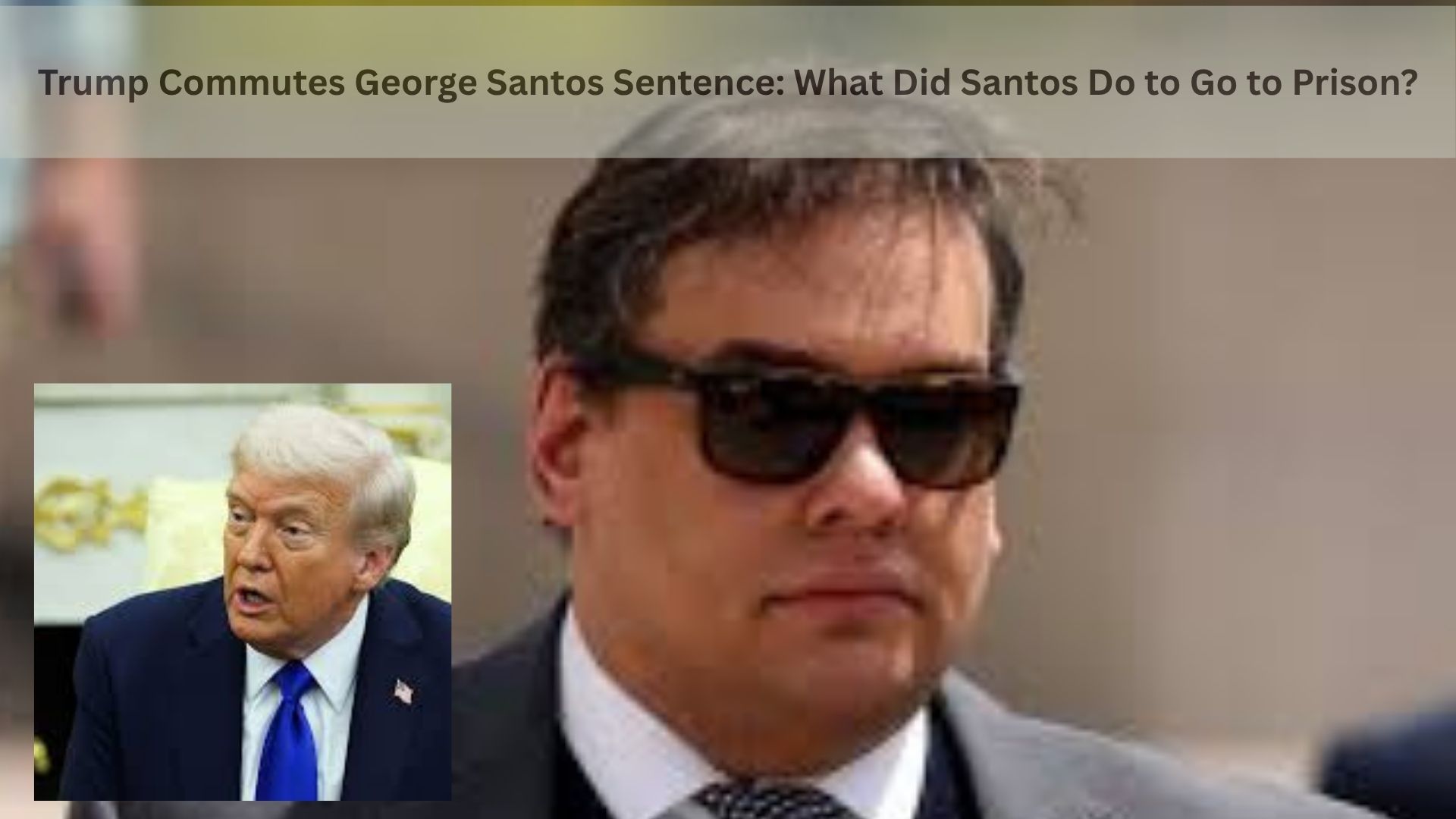 Trump Commutes George Santos Sentence: What Did Santos Do to Go to Prison?