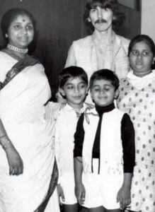 Ganpatrao Bhosle asha bhosle and children 