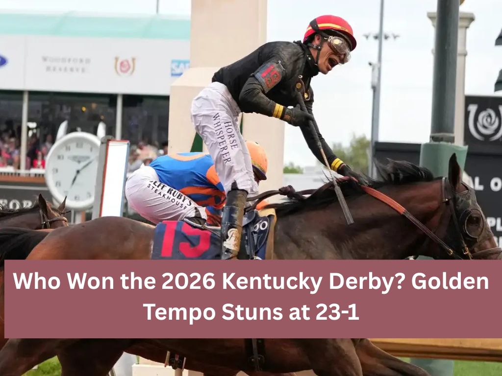 Who Won the 2026 Kentucky Derby? Golden Tempo Stuns at 23-1 Who Won the 2026 Kentucky Derby? Golden Tempo Stuns at 23-1