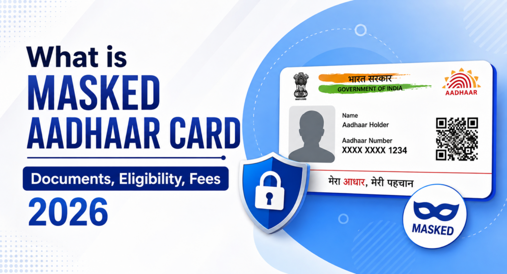 What is Masked Aadhaar card Documents, Eligibility, Fees 2026 What is Masked Aadhaar card Documents, Eligibility, Fees 2026