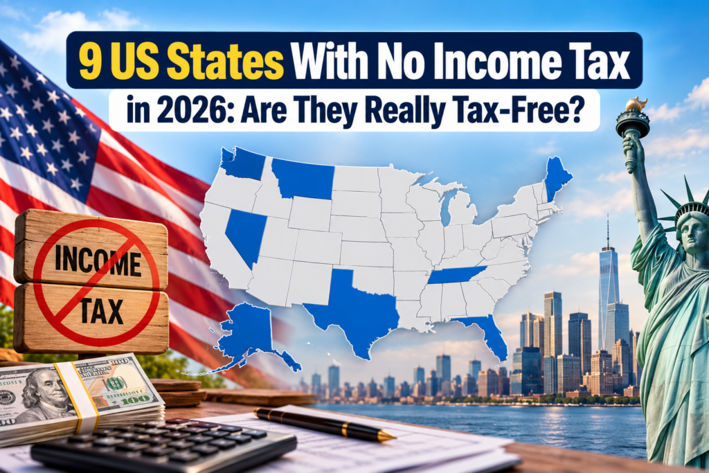 9 US States With No Income Tax in 2026: Are They Really Tax-Free? 9 US States With No Income Tax in 2026