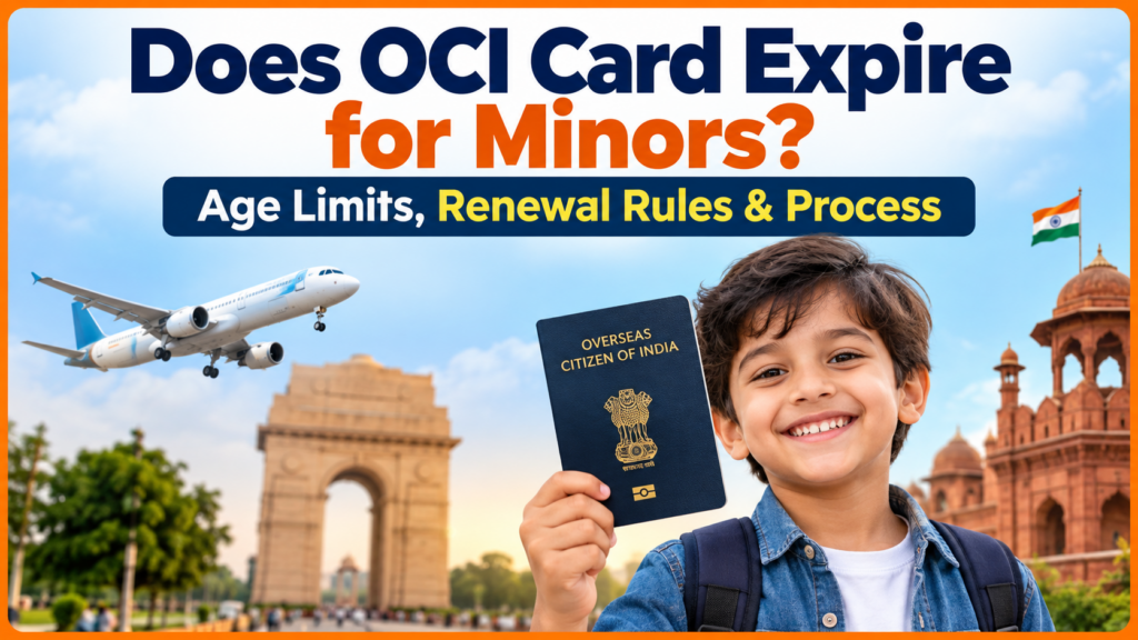 Does OCI Card Expire for Minors